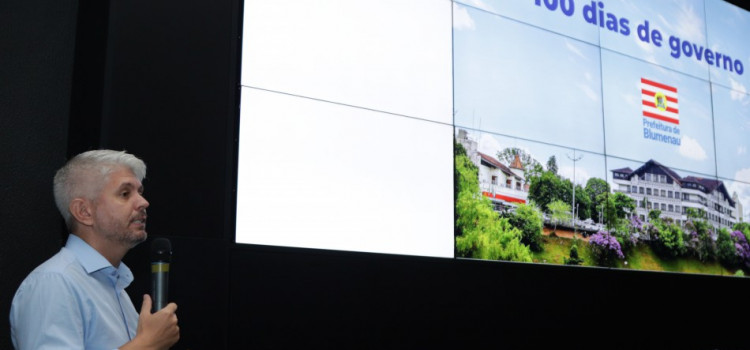 Prefeito anuncia investimentos para tornar Blumenau uma cidade inteligente