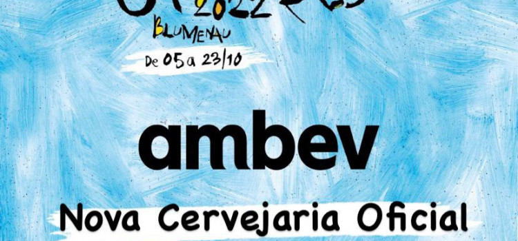 Ambev será a cervejaria oficial da 37ª Oktoberfest