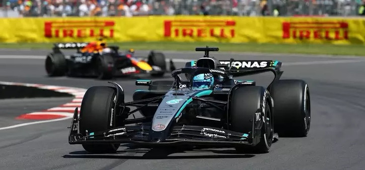 George Russell converte a pole em vitória no Canadá