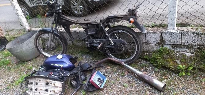 Moto roubada é recuperada no Progresso