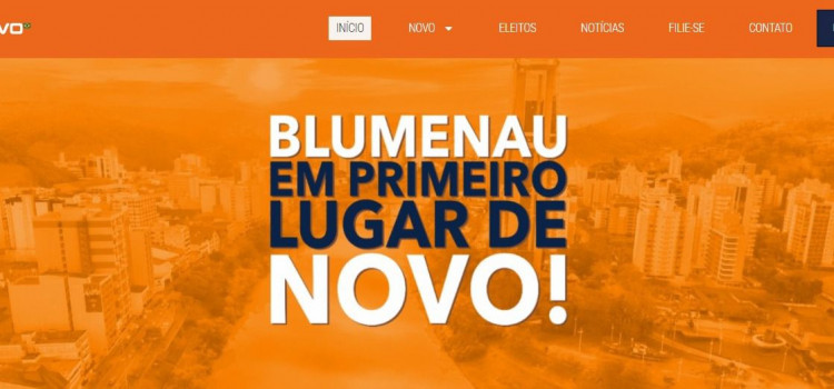 NOVO lança site oficial do diretório em Blumenau
