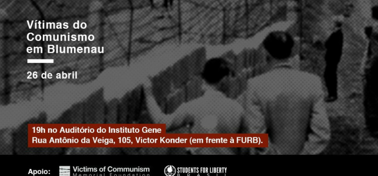 Palestra 'Vítimas do Comunismo' acontece em Blumenau