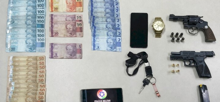 Dois homens são presos após série de roubos com reféns na zona rural