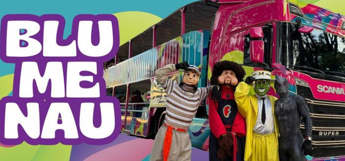 Carreta da Alegria volta a Blumenau com espetáculo de luzes e tecnologia