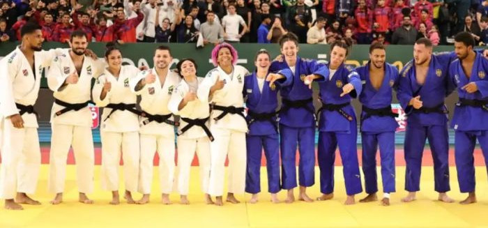 Brasil domina a Alemanha por 5 a 1 e conquista título de judô