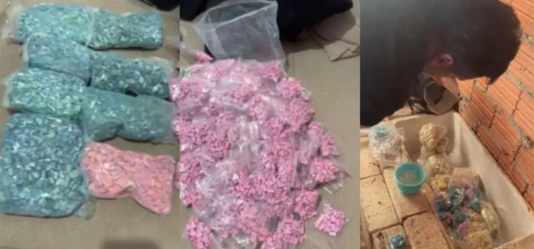 Casal é preso com R$ 1 milhão em drogas