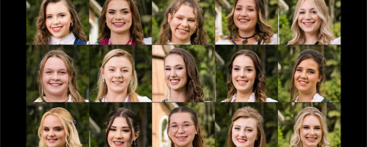 Quem representará a Festa Pomerana em 2027? Conheça as candidatas