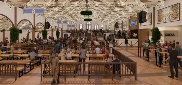 Oktober terá novo pavilhão com a inédita Hofbräuhaus