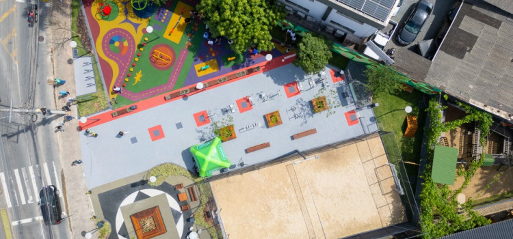 Praça na Vila Nova é revitalizada com apoio da iniciativa privada