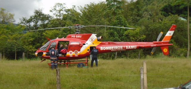 Helicóptero Arcanjo-03 salva mais uma vida na SC-477