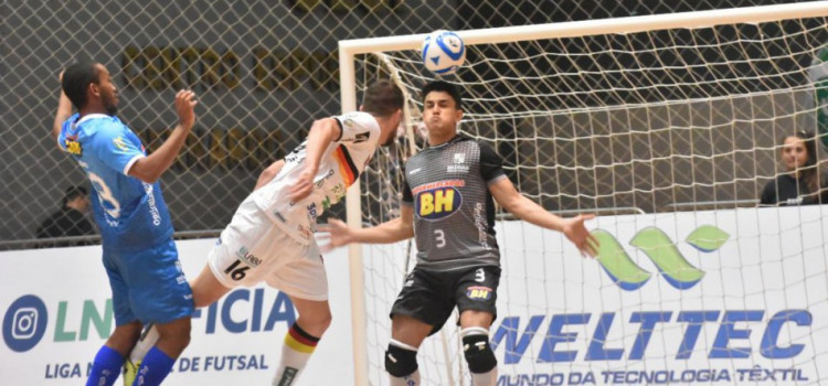 Blumenau Futsal e Minas ficam no empate no Complexo do Sesi