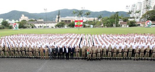 Polícia Militar de SC inicia a formação de 950 novos soldados