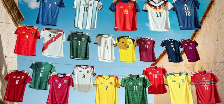 Adidas lança uniformes de seleções da Copa do Mundo